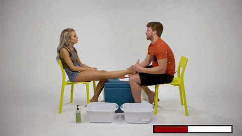 Massage Porn Rubbing Gif - Foot massage GIFs - Get the best GIF on GIPHY
