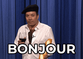 Bonjour GIF by The Tonight Show Starring Jimmy Fallon