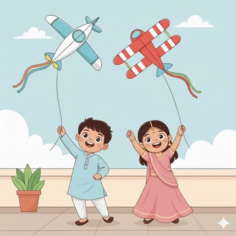 Makar Sankranti Celebration GIF by Concept Holidayz