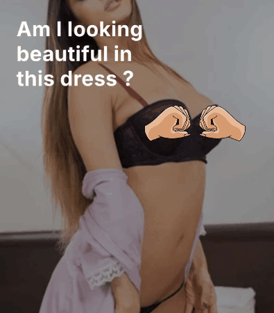 Am I Looking Beautiful In This Dress GIF
