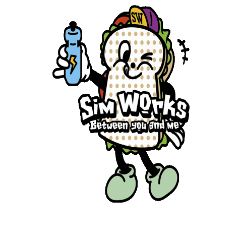 Sandwich Sticker by SimWorks