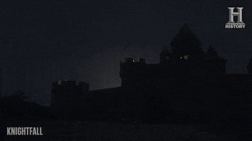 sunset castle GIF by HISTORY UK