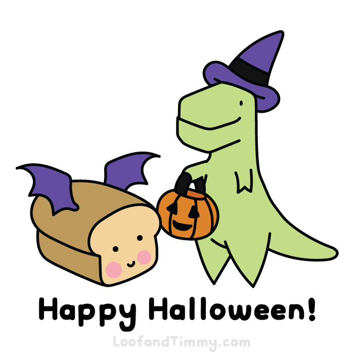 Trick Or Treat Halloween GIF by Loof and Timmy