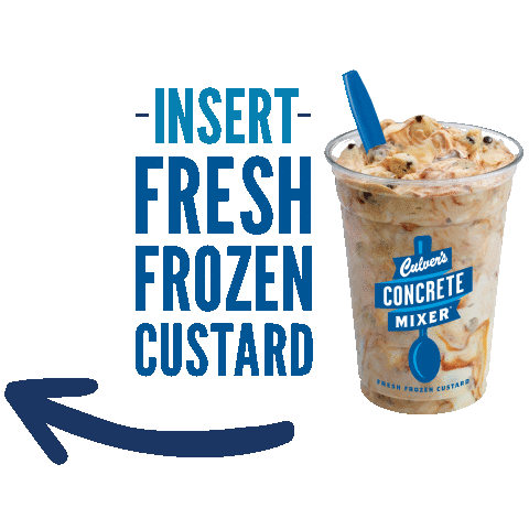Craving Frozen Custard Sticker by Culver's for iOS & Android | GIPHY