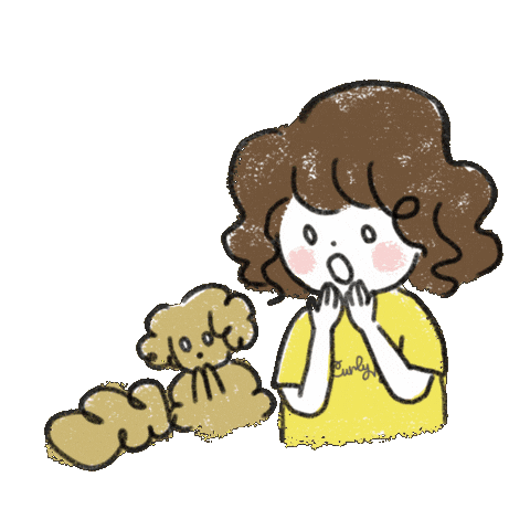 Curly Hair Sticker by Curly Me