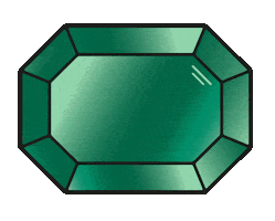 Emerald Sticker by Max Made Me