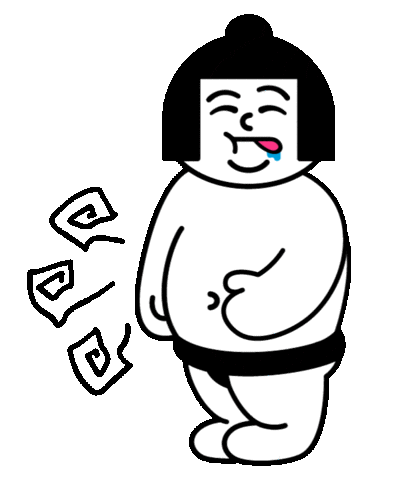 Hungry Cutie Sticker by Bao Bar Wien