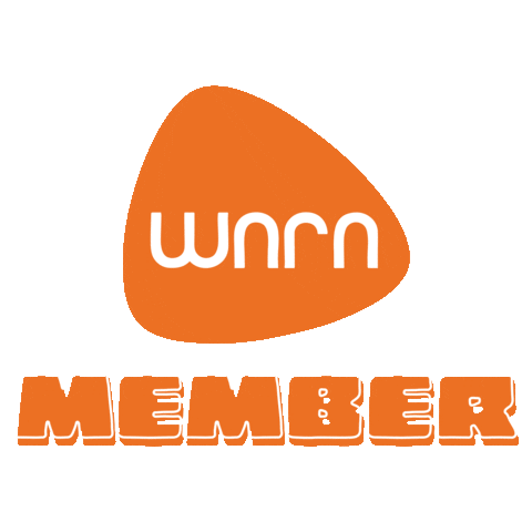 Radio Orange Sticker by WNRN