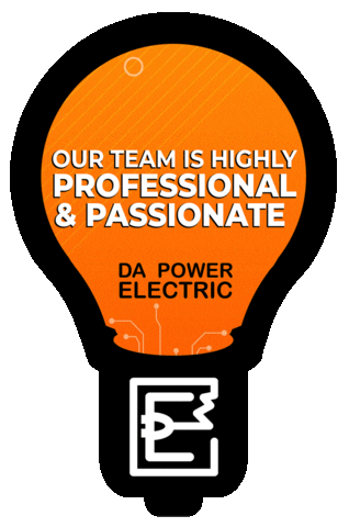 Da Power Electric Sticker
