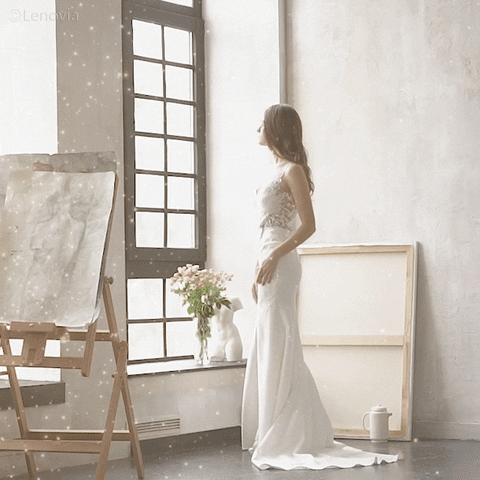 Wedding Dress Love GIF by GINO CERRUTI