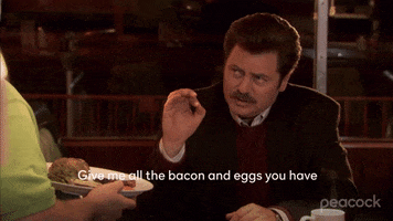 Hungry Ron Swanson GIF by Parks and Recreation