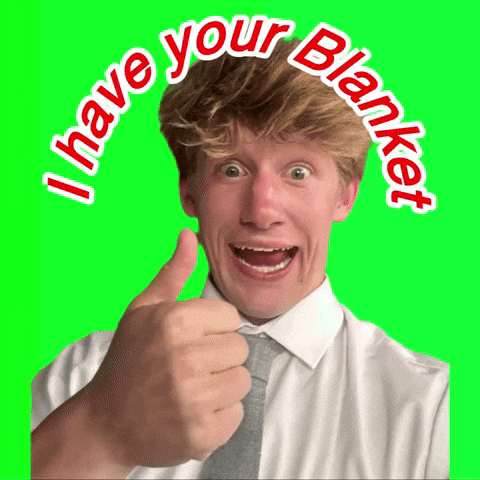 Blanket Thumbs Up GIF