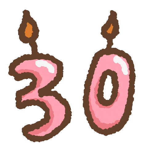 Birthday Cake Sticker
