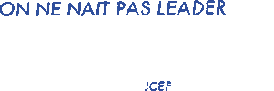 Leader Engagement Sticker by Jeune Chambre Economique Française