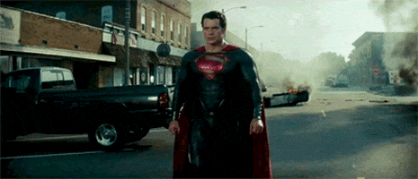 man of steel superman GIF