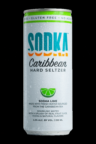 sodkacaribbeanhardseltzer drink cheers alcohol caribbean GIF