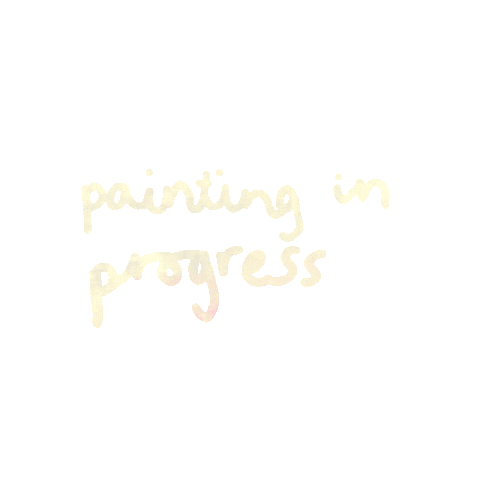 Work In Progress Art Sticker