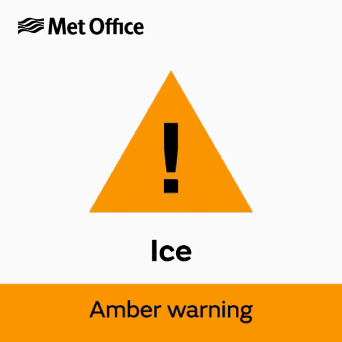 Ice Warning GIF by Met Office weather
