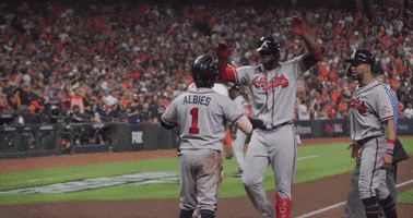 Atlanta Braves Hug GIF by MLB