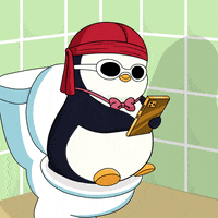 Bored Number 2 GIF by Pudgy Penguins