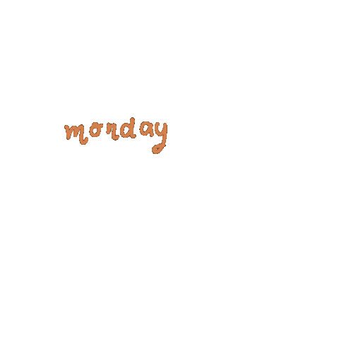 Monday Sticker