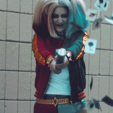 Excited Harley Quinn GIF by TV Store Online