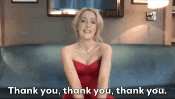 Gillian Anderson Thank You GIF by SAG Awards