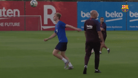 De Jong Football GIF by FC Barcelona - Find & Share on GIPHY
