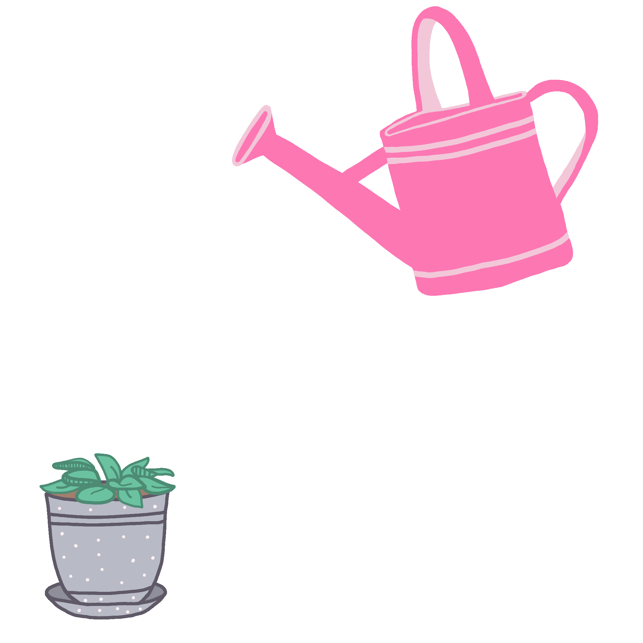 Water Plant Sticker by Petit Pixel Design for iOS & Android GIPHY