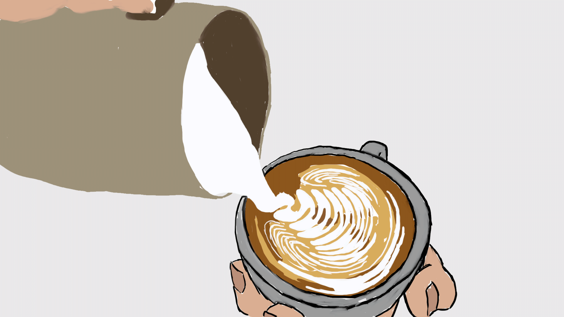 Latte Art GIF Find & Share on GIPHY