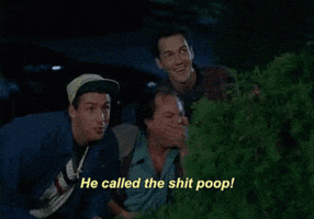adam sandler billy madison he called the shit poop