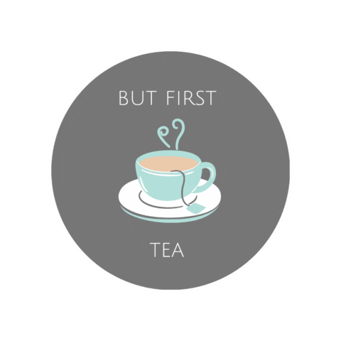 Tea Teacup Sticker by Heartlines Copywriting Studio