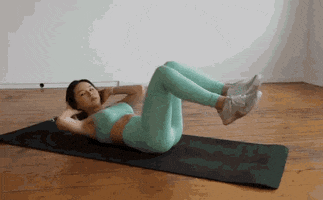 Abs Crunches GIF by Chloe Ting