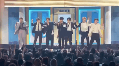 Kim Taehyung V GIF by Billboard Music Awards - Find & Share on GIPHY