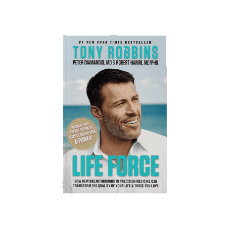 Life Force Book Sticker by Tony Robbins