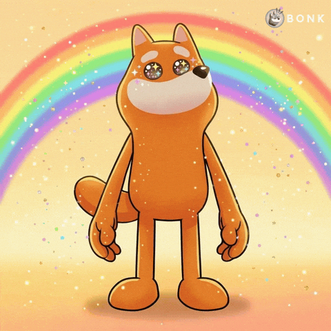 Waving Light Particles GIF by BONK