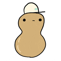 emoji peanut GIF by Alice Socal