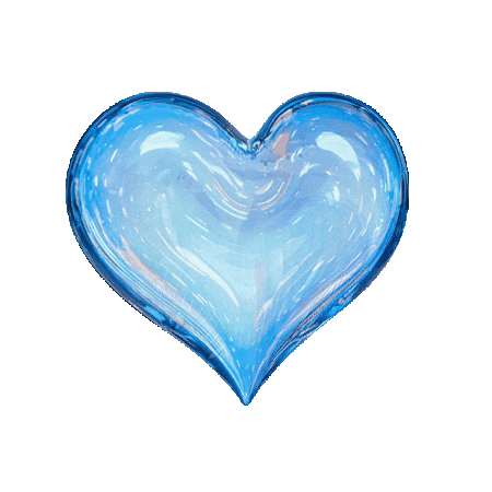 Heart Chrome Sticker