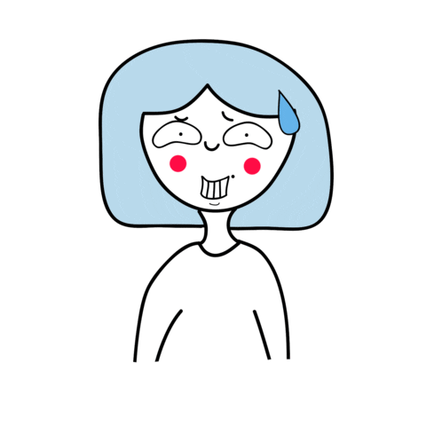 Anxiety What Sticker by Melody for iOS & Android | GIPHY