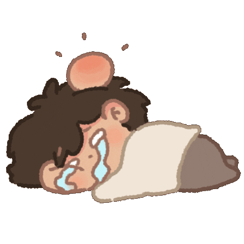 Sad Fight Sticker by Cosytales