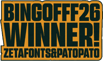Bingofff GIF by Zetafonts Type Foundry