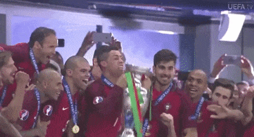 Celebrating Cristiano Ronaldo GIF by UEFA