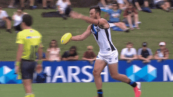 Goal Kick GIF by Port Adelaide FC