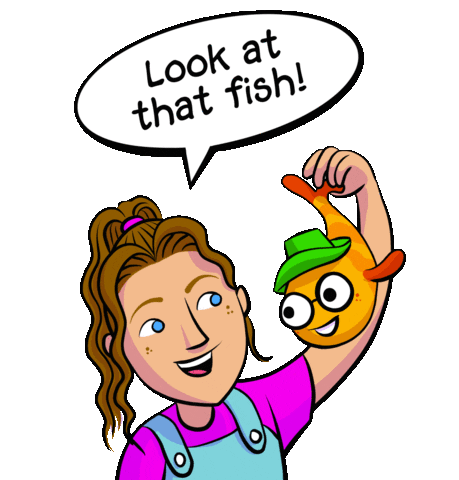 Picture Book Fish Sticker by Macmillan Kids
