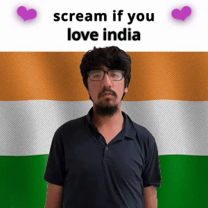 (silent) scream if you love india