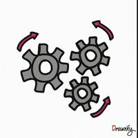 Gears Mechanics GIF by Drawify