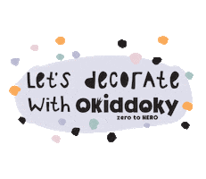 Lets Decorate Sticker by Okiddoky