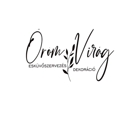 Öröm Virág Esküvő Sticker