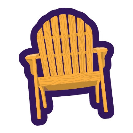 Summer Chair Sticker by City of Kitchener