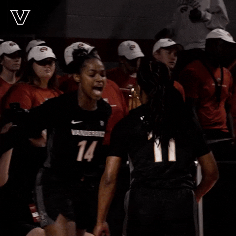 Celebrate Womens Basketball GIF by Vanderbilt Athletics